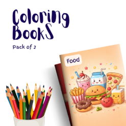 Food – 2 Coloring Books